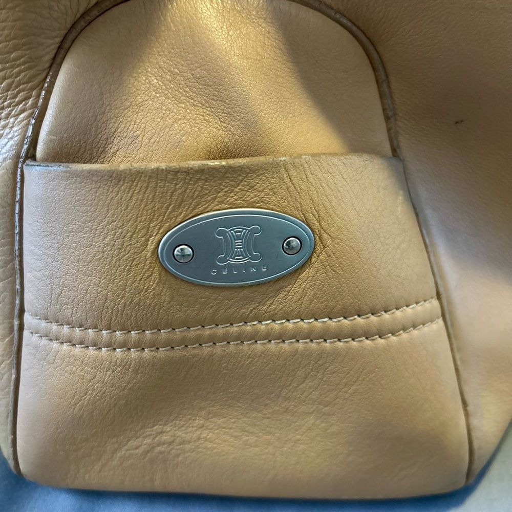 Vintage Celine Tan Leather Boogie bag - Picture 3 of 11